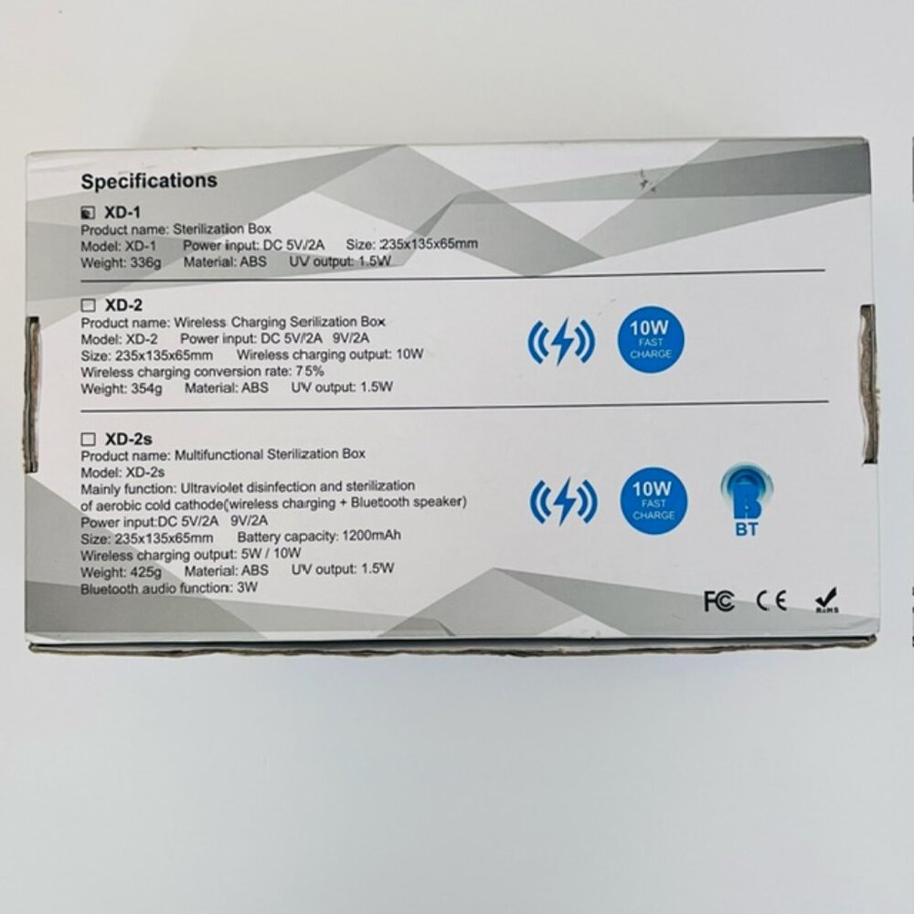 NEW Htterino UV Sterilizer Box - Multifunctional Antivirus, Model XD-1 in box - Picture 2 of 12